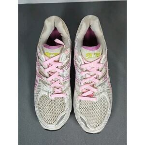 Asics Gel Kayano 16 Womens 9.5 Running Shoes Pink Silver White T050N